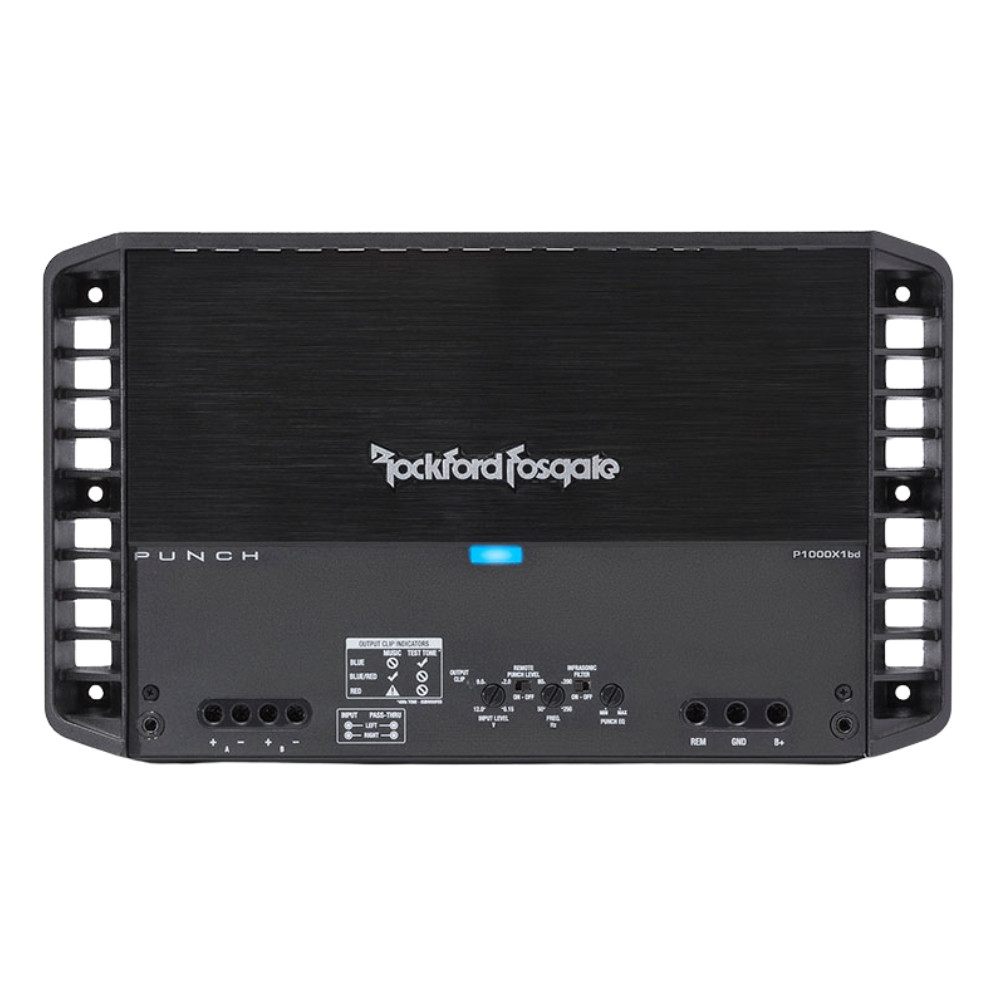 ロックフォード　1000-1bd Rockford Fosgate P1000-1BD Punch 1000 Watt Class-bd Mono Amplifier
